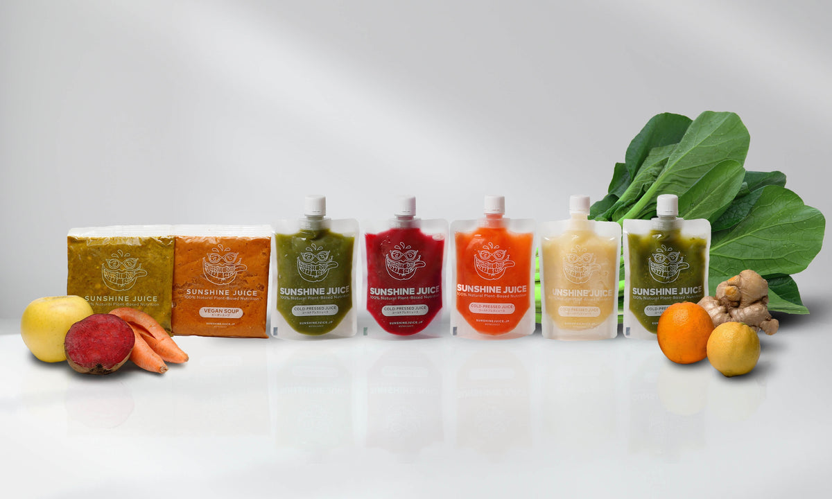 サンシャインジュース冷凍ジュースクレンズセットの各メニューのご紹介！ │ SUNSHINE JUICE