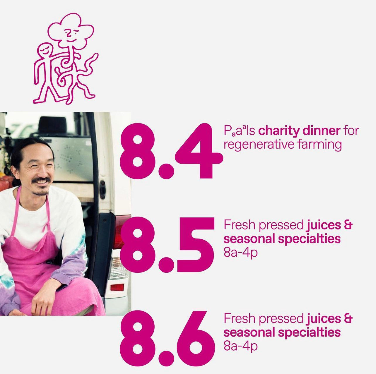 今回初の海外へ、アメリカロサンゼルスのカフェ Sqirl にてサンシャインジュースしてきます！