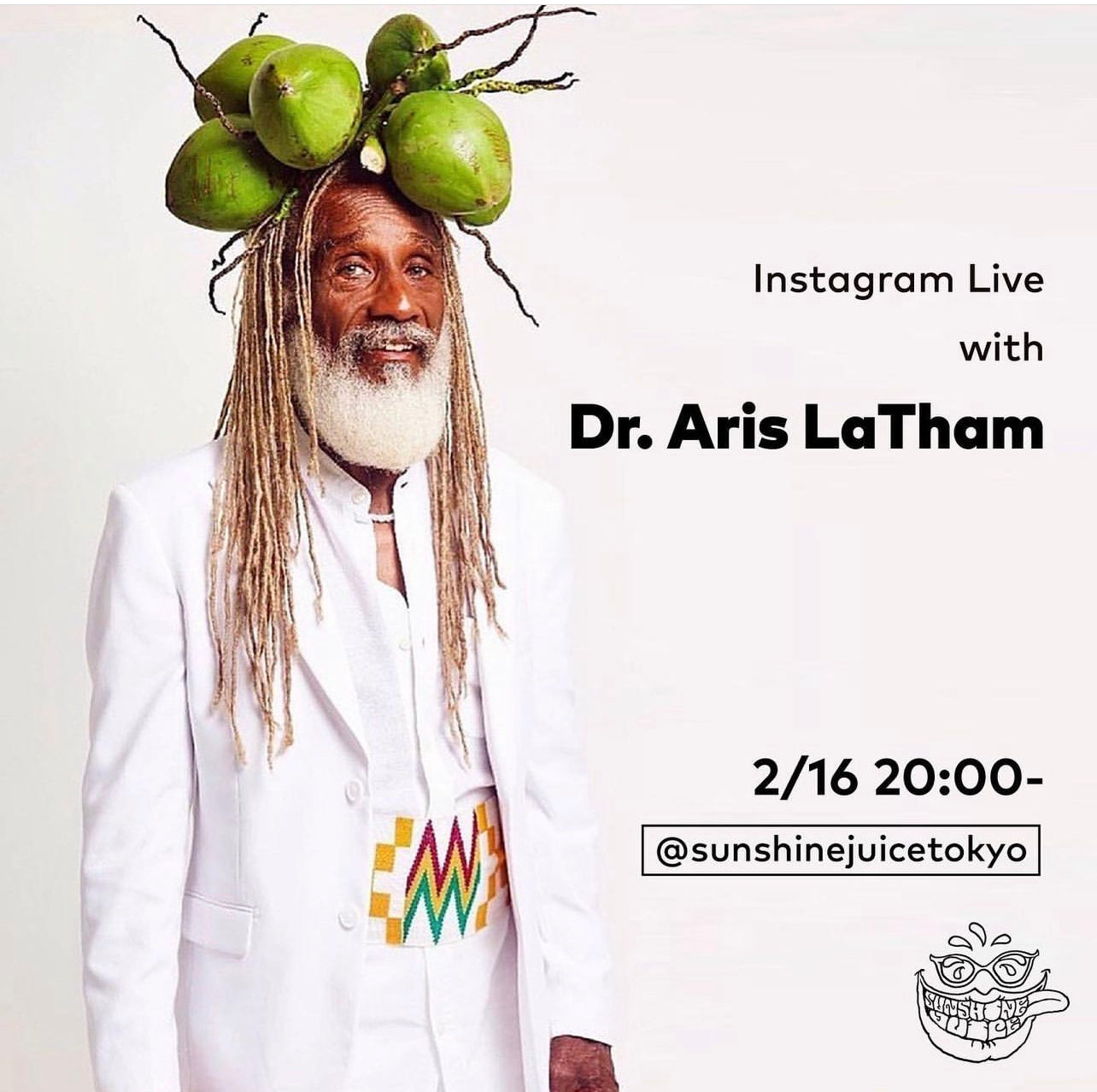 This is a picture of the Instagram live with Dr. Aris LaTham, a food scientist living in Panama, who I went to the other day.