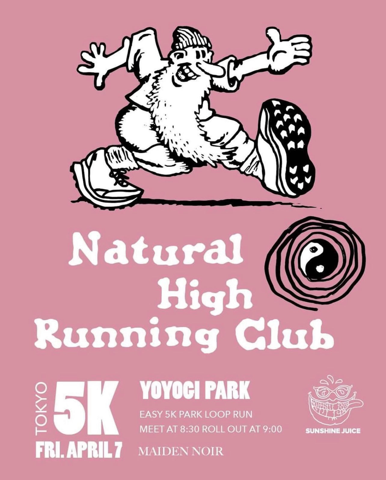 4月7日(金)にアメリカ、シアトルのブランド「maiden noir」とランニングセッションを開催します。