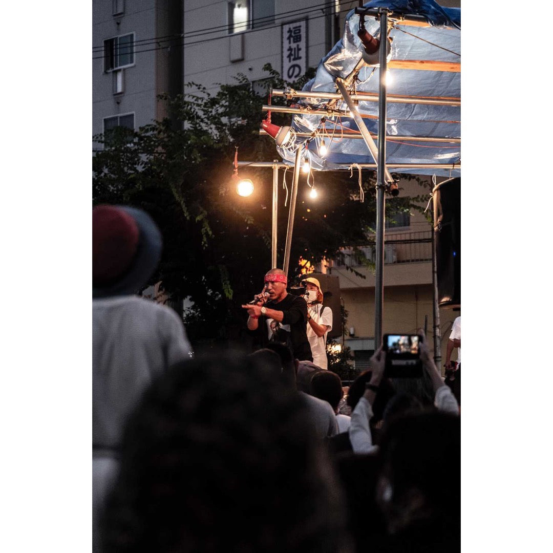 ラッパーのSHINGO★西成さんの「米カンパライブ」に参加した時の模様です。